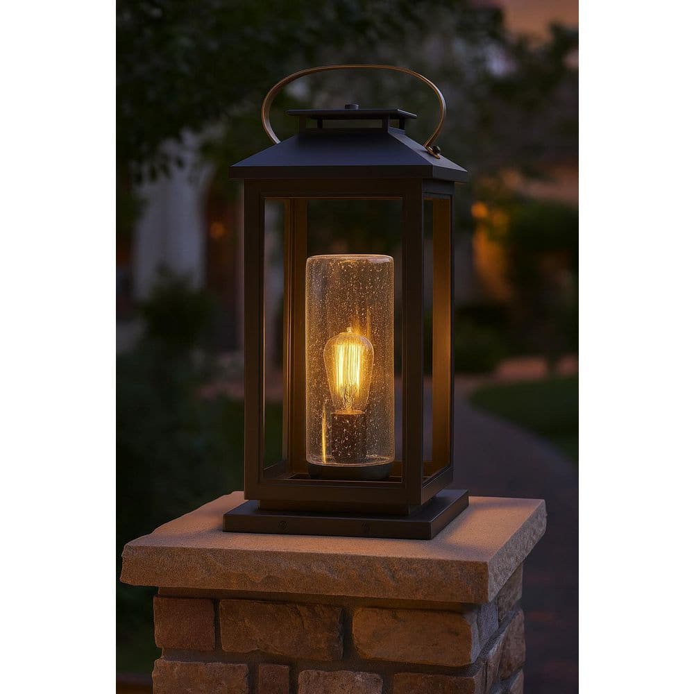 Atwater 1-Light Black Pier Mount price history on PriceWatchPro