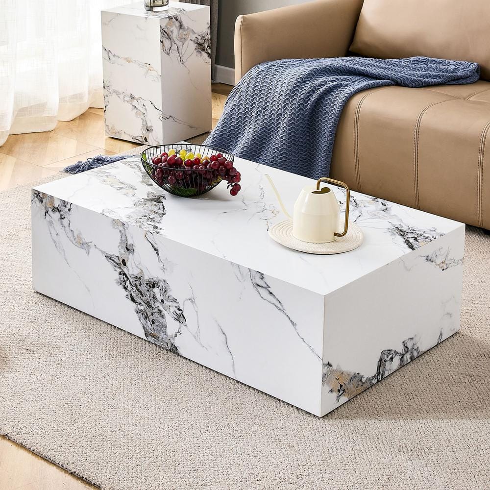 52.5 in. Dark Brown Glass Table Top Coffee Table with Powder Coat Finish Metal Legs price history on PriceWatchPro