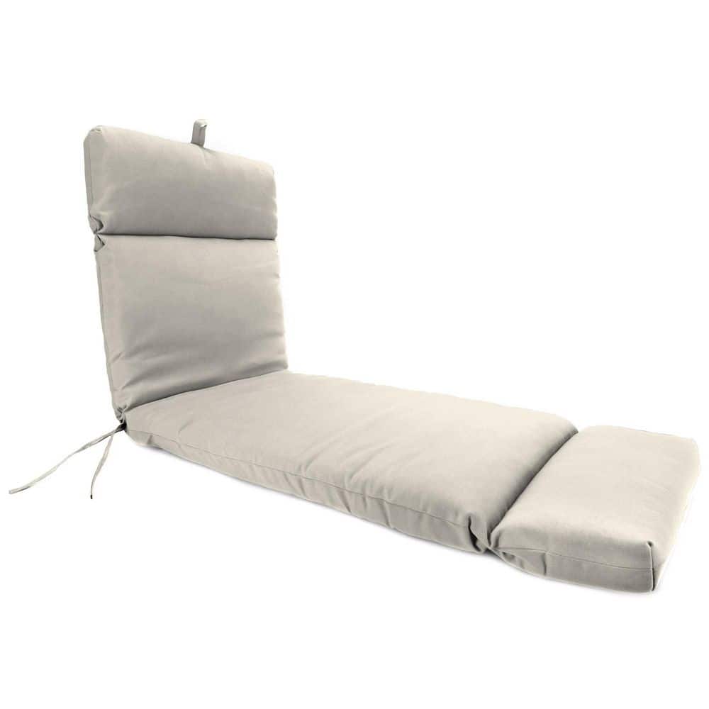 72 in. L x 22 in. W x 3.5 in. T Rectangular Outdoor Chaise Lounge Cushion in Veranda Cream price history on PriceWatchPro