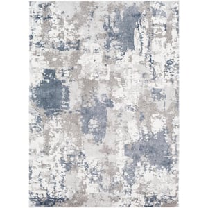 Ariana Blue 3 ft. 11 in. x 5 ft. 7 in. Abstract Area Rug