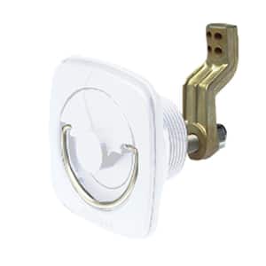 Flush Mount Latch - 3/8 in. to 3 in. Cam, White