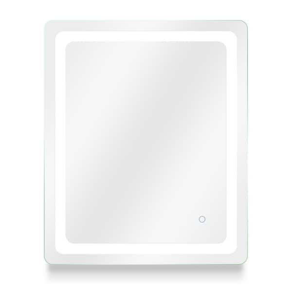 Dyconn Egret 30 in. W x 36 in. H Frameless Rectangular LED Light Bathroom Vanity Mirror