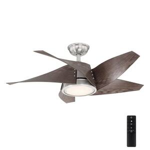 Broughton 42 in. LED Brushed Nickel Ceiling Fan with Remote Control