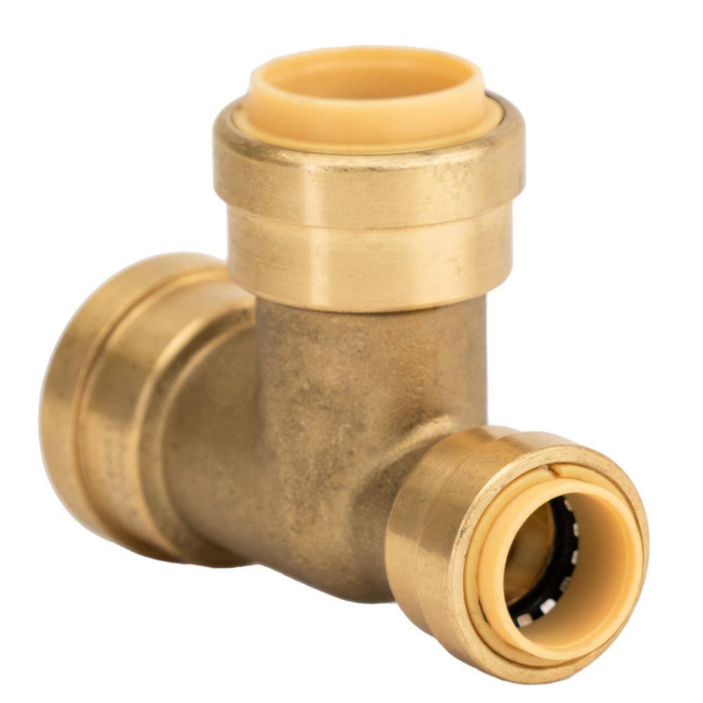 3/4 in. x 1/2 in. x 3/4 in. Push-to-Connect Brass Reducing Tee Fitting price history on PriceWatchPro