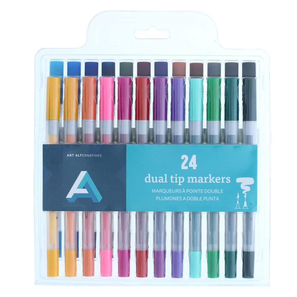 New Set Of Artist Markers 40pc Dual Tip for Sale in Moreno Valley