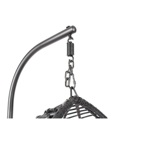 ITOPFOX Egg Swing Chair with Stand; 300 lbs. Capacity; With