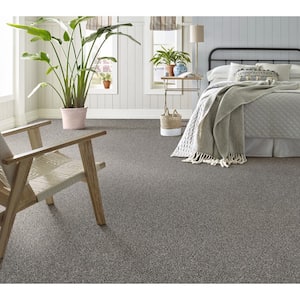 Columbus I - Armor - Gray 56.2 oz. SD Polyester Texture Installed Carpet