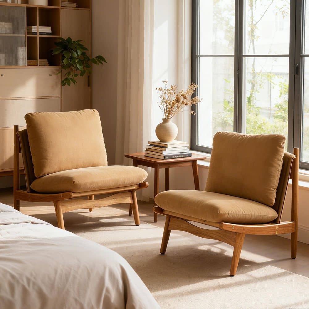 CHRISTOPHER KNIGHT HOME Marcus Brown Plus Natural Boucle Fabric