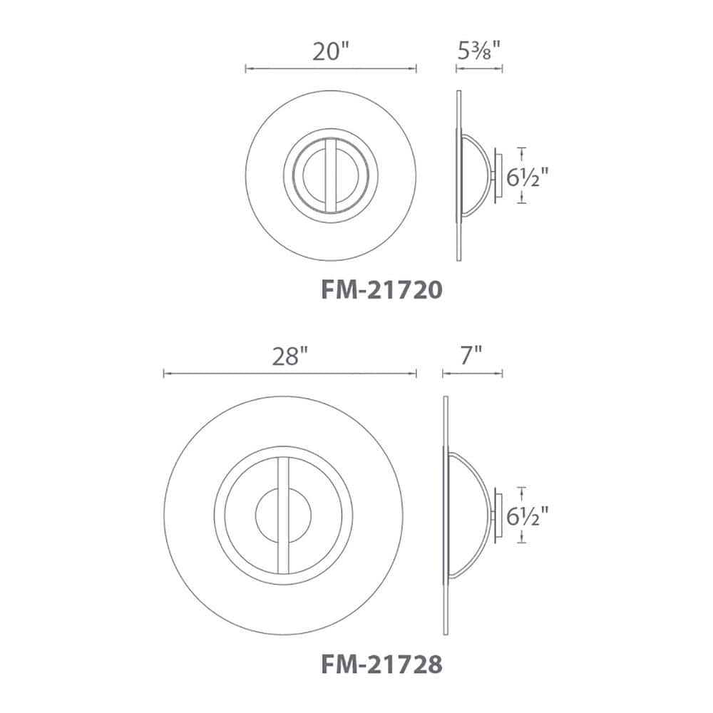 Elektron 20" Brushed Aluminum LED Drum Pendant Light