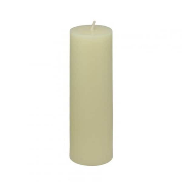 Zest Candle 3 in. x 9 in. Ivory Pillar Candles (12-Box)