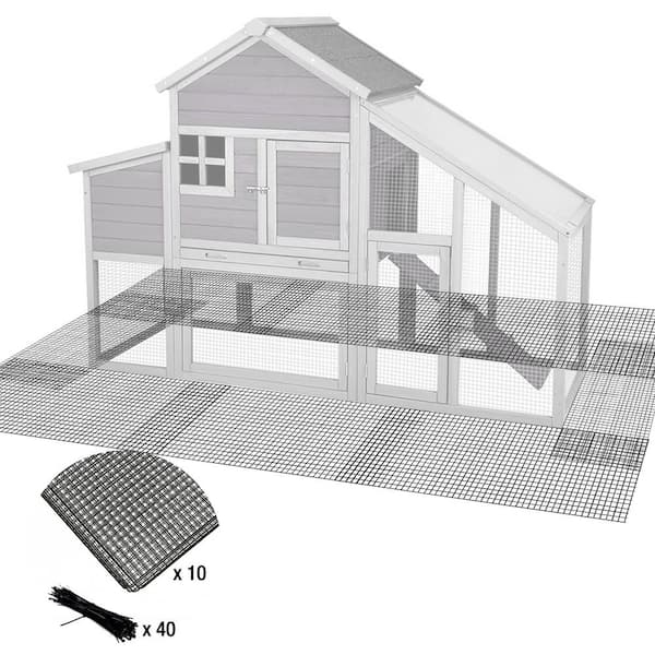 aivituvin Bottom Extension Wire Mesh for Chicken Coop