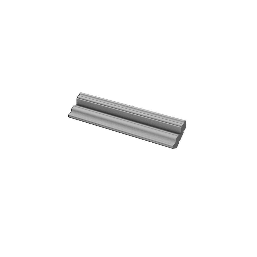 Jamestown Recessed 96 in. W x 3.5 in. H x 2.5 in. D in Espresso Royal Crown