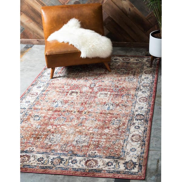Utopia Antheia Terracotta 4' 0 x 6' 0 Area Rug