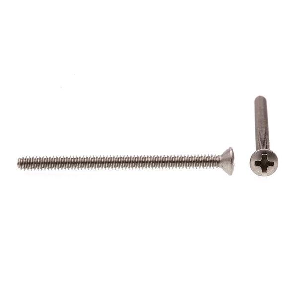 thumbnail image 2 of 100-Pack #10-32 X 1" Phillips Oval Head Machine Screws – 18-8 Stainless Steel 2 of 3