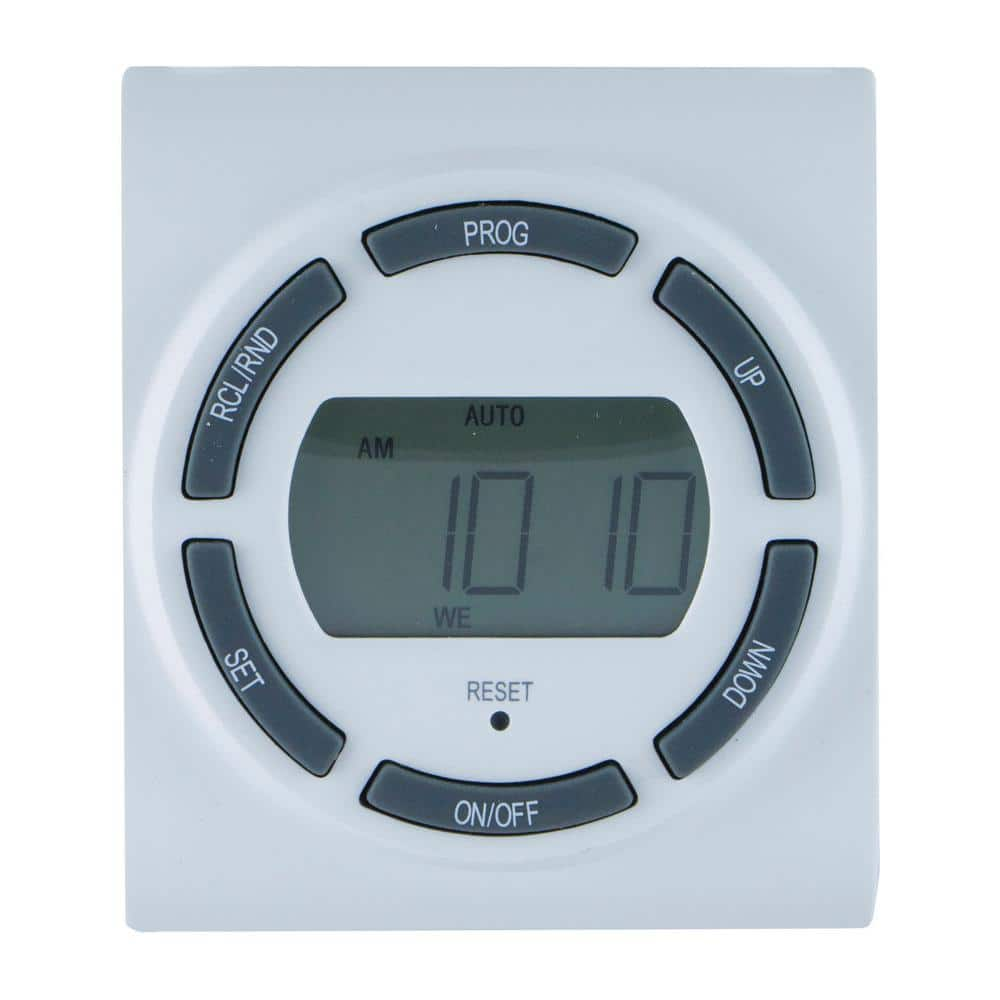 UPC 043180150790 product image for 15 Amp 7-Day Indoor Plug-In SunSmart Digital Timer with 2-Grounded Outlets, Whit | upcitemdb.com