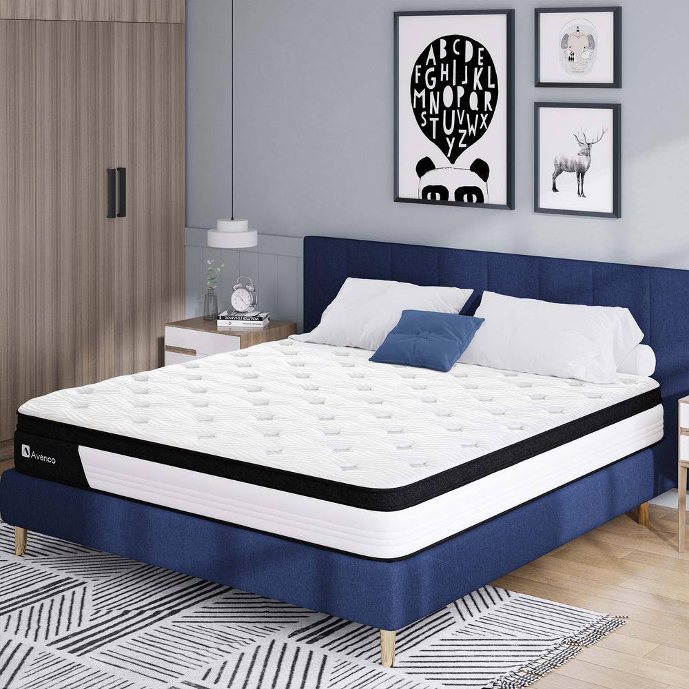 Medium Firm Hybrid Pillow Top Queen Mattress - rated 4.6242 stars from 149 reviews