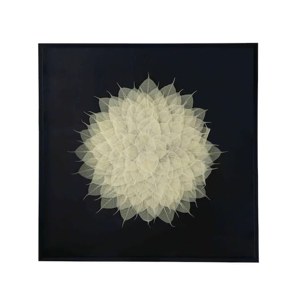 Miscool Anky Plastic 39.5 in. x 39.5 in. Multi-Colored Wall Architectural Decor Camilla Square Shadow Box Wall Decor