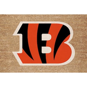 Cincinnati Bengals 19.5 in. x 29.5 in. Coir Fiber Colored Logo Door Mat