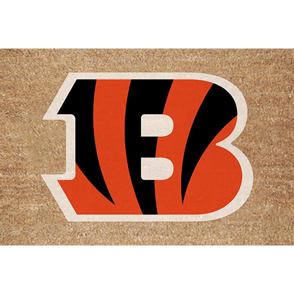 Cincinnati Bengals 19.5 in. x 29.5 in. Coir Fiber Colored Logo Door Mat price history on PriceWatchPro