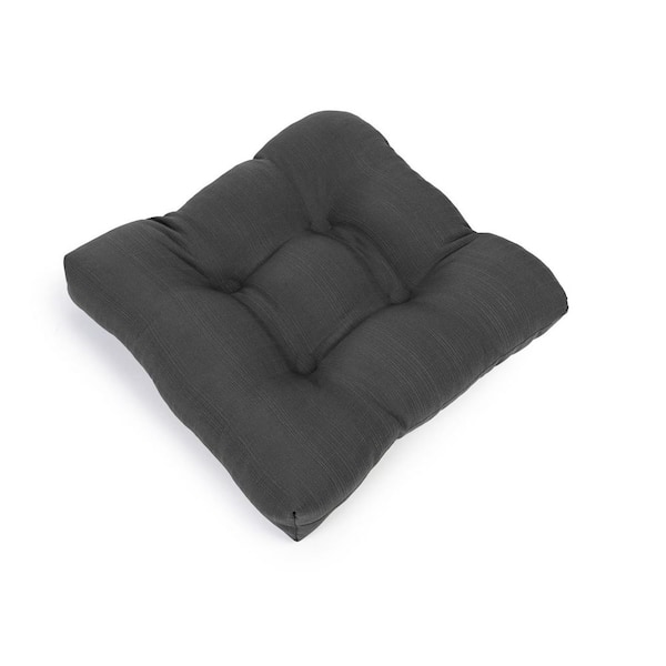 Sunrise Reversible Indoor/Outdoor Seat Cushion Grey