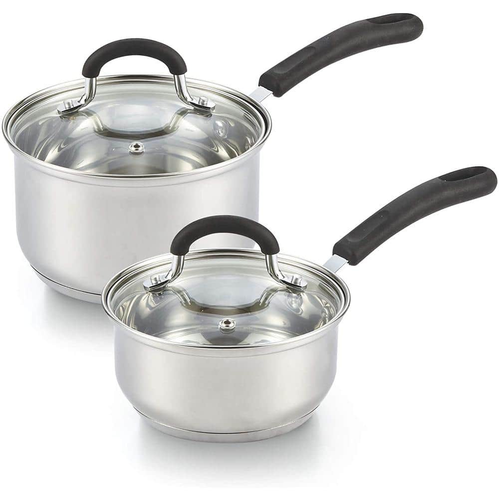 Turbo Pot 2.2 qt. Stainless Steel Saucepan Set with Lids - Yahoo Shopping