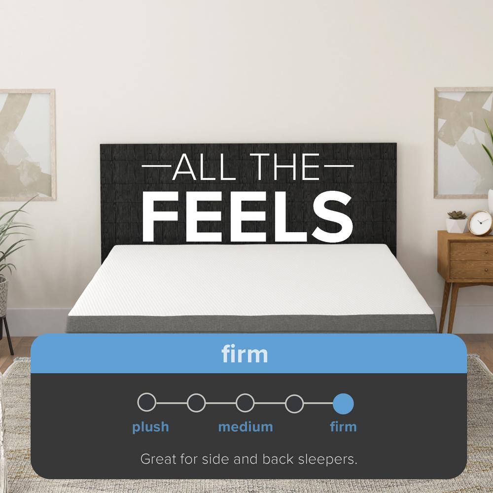 Queen Gel Memory Foam Water Resistant Adjustable Bed Mattress