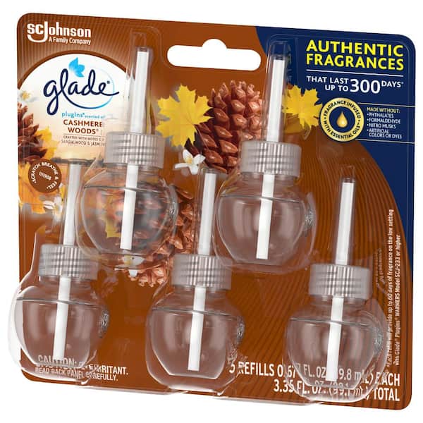 Glade PlugIns Scented Oil Refill, Hawaiian Breeze, Essential Oil Infused  Wall Plug In, 3.35 fl oz, 5 ct