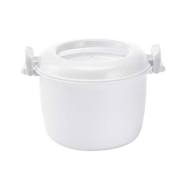 Microwave Rice Cooker, Portable Microwave Rice Steamer for Vegetable, Microwavable Pasta Cookware, Non- Stick Pot