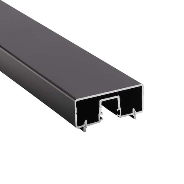 10 ft. Black Aluminum Handrail