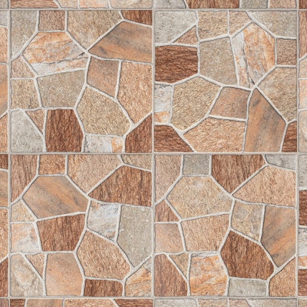Merola Tile Leticia Beige 17-3/4 in. x 17-3/4 in. Ceramic Floor and Wall Tile (22.5 sq. ft./Case)