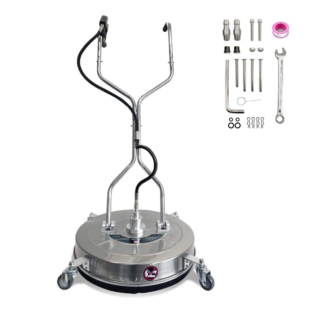 20-Inch 4600 PSI Stainless Steel Pressure Washer Surface Cleaner with 4 Wheels,Dual Handles price history on PriceWatchPro