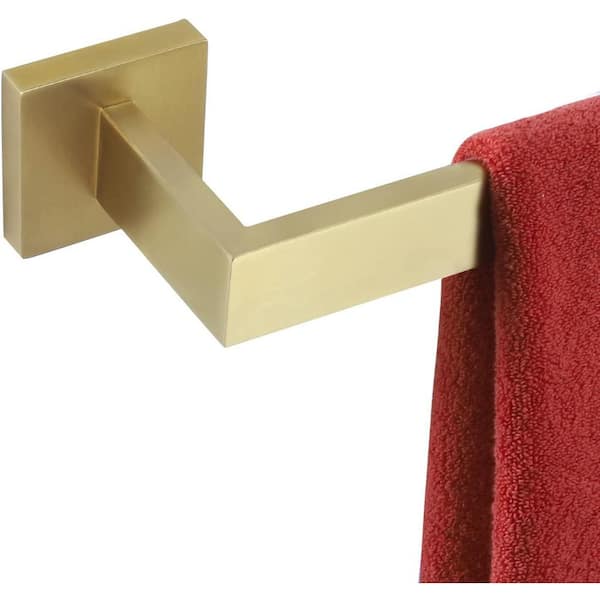 Dyiom 24 in. Wall Mounted, Towel Bar in Brushed Gold