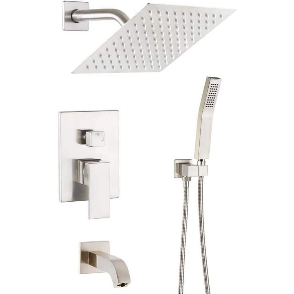 Roxy 12.16 in. W 3 Jet Shower Tower in Brushed Nickel 16GS-36190 price history on PriceWatchPro