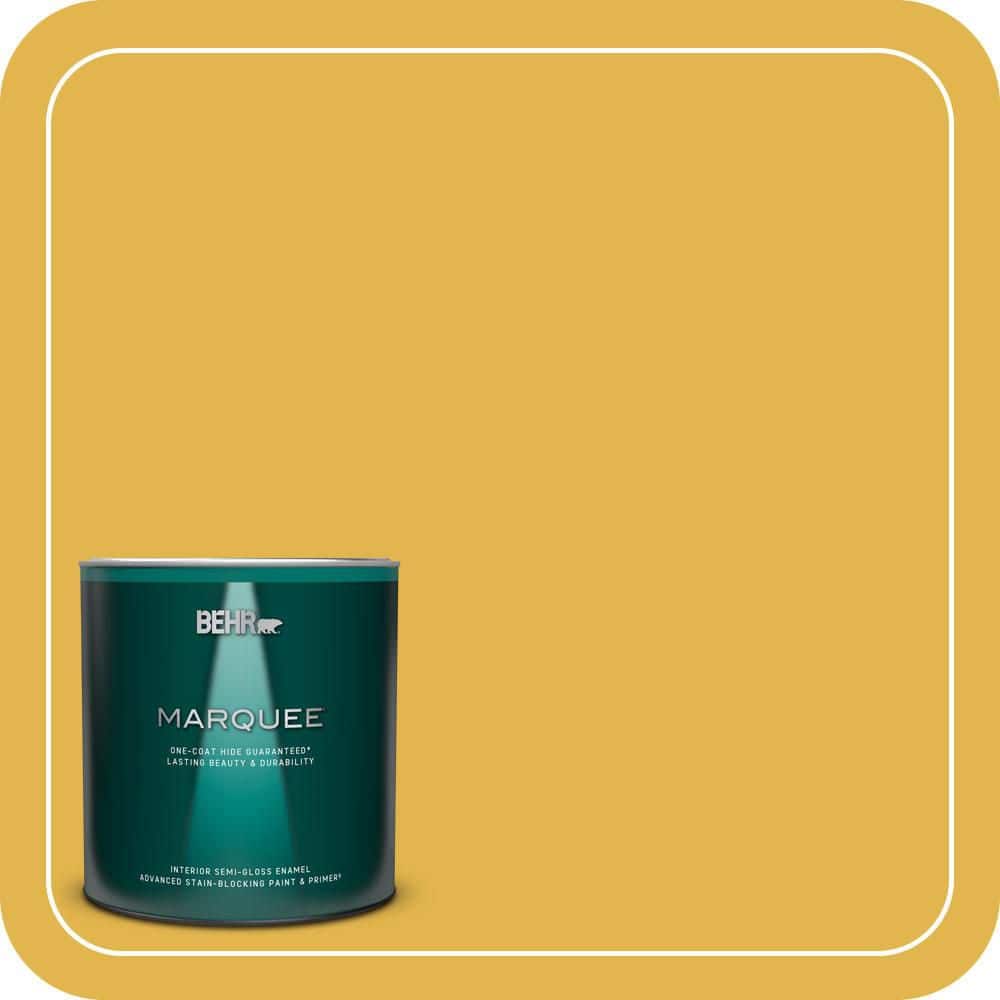 1 qt. #360D-6 Yellow Gold Semi-Gloss Enamel Interior Paint & Primer price history on PriceWatchPro