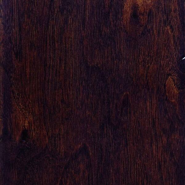 Home Legend Hand Scraped Walnut Java Click Lock Hardwood Flooring - 5 in. x 7 in. Take Home Sample-DISCONTINUED