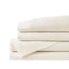 Home Decorators Collection Cotton Linen Ivory 4-Piece Queen Sheet Set  QN_IVR_CTLN - The Home Depot