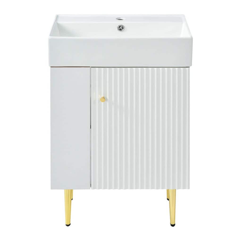 21.6 in. W x 12.2 in. D x 33.9 in. H White Linen Cabinet in white price history on PriceWatchPro