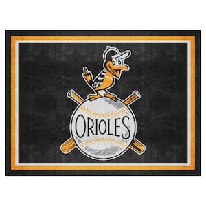 Baltimore Orioles 8ft. x 10 ft. Plush Area Rug