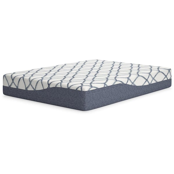 Signature DESIGN BY ASHLEY 12 in. Chime Elite 2.0 Queen Plush High Density Foam 12 in. Bed-in-a-Box Mattress
