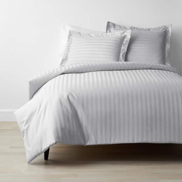 Company Cotton Dobby Stripe Wrinkle-Free Sateen Cotton Sham