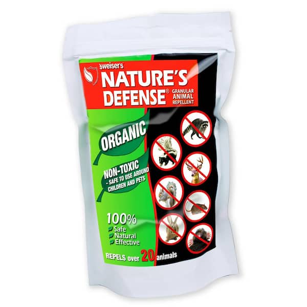 Bird-X Nature's Defense Organic Animal Repellent 22 Ounce Deer Raccoon Moles Rabbit Squirrel