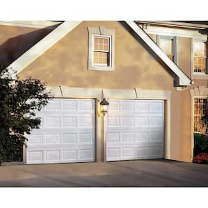 Classic Steel 8 ft. X 7 ft. Non-Insulated Solid White Garage Door