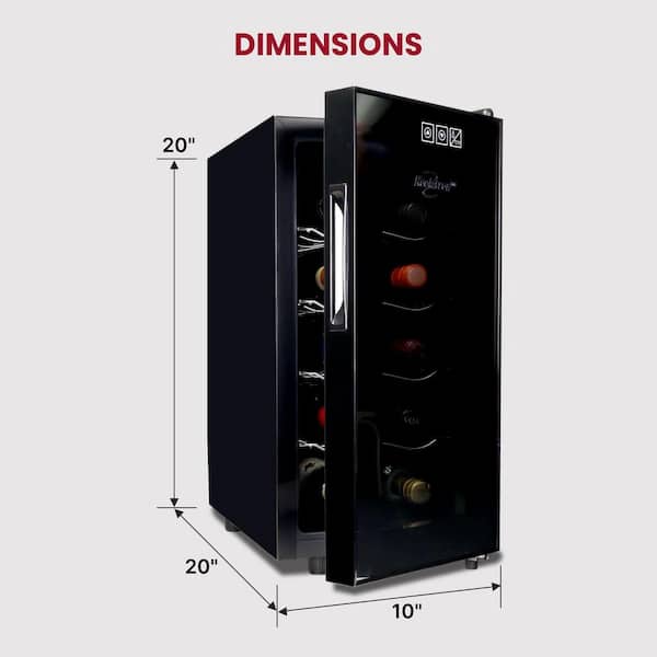 Koolatron - 20-Bottle Wine Cooler - Black