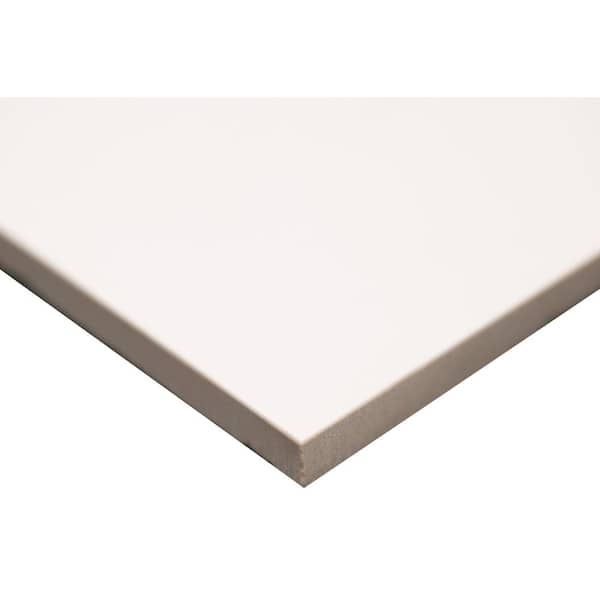 White 12 in. x 24 in. Matte Porcelain Floor and Wall Tile (11.64 sq. ft./Case)
