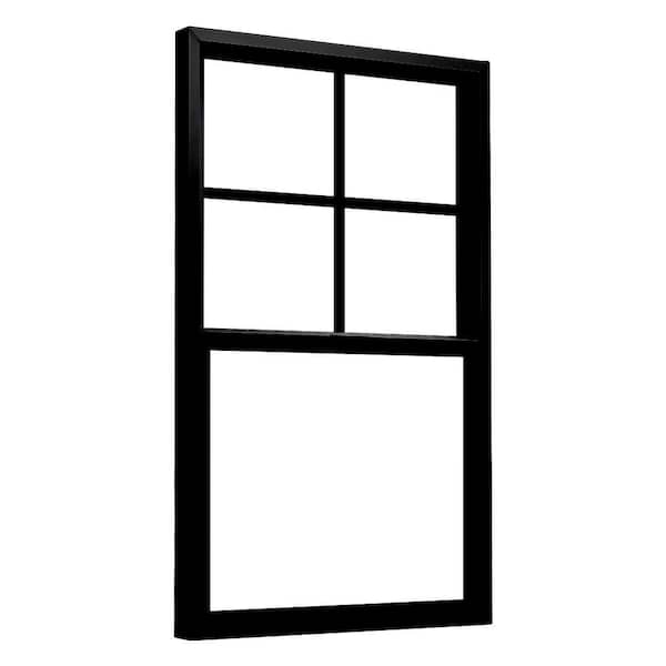 JELD-WEN 24 in. x 48 in. V-2500 Series Bronze Exterior/White