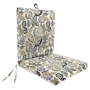 44 in. L x 21 in. W x 3.5 in. T Outdoor Chair Cushion in Dailey Pewter