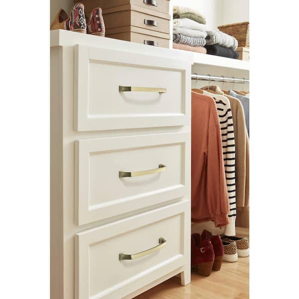 Revitalize 8 in. (203mm) Traditional Golden Champagne Arch Cabinet Pull