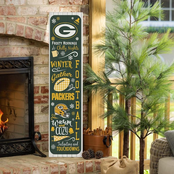 Evergreen Enterprises 47 in. Double Sided Leaner Porch Sign, Green
