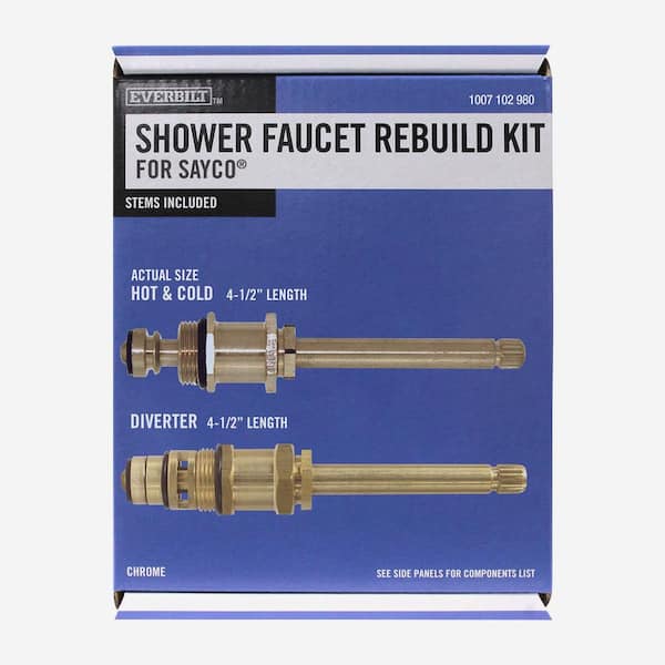 Shower Valve Repair Kit In Chrome Finish for Sayco