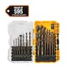 DEWALT Black and Gold Twist Drill Bit Set (21-Piece) DWA1181